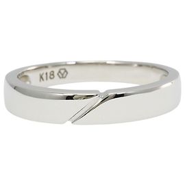 Autre Marque Ehering aus 18K Weißgold Golden