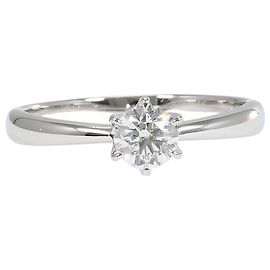 Autre Marque PT900 Platin-Bandring mit 0.343ct Diamant Andere