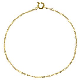 Autre Marque Bracelet à breloques en or jaune 24K K24 Doré