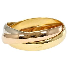 Autre Marque Eleganter Ring aus 18K Gold Golden