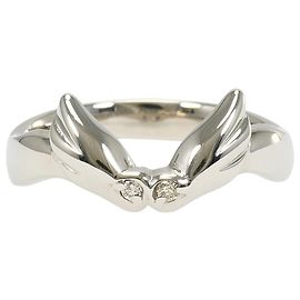 Autre Marque PT900 Platin-Ehering mit Diamant Andere