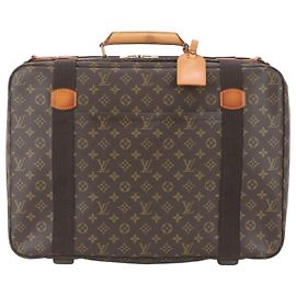 Bolsa Boston Louis Vuitton Monogram Satellite 53 Marrom