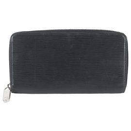 Carteira Louis Vuitton Epi Zippy Preto