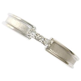 Autre Marque Ehering aus 10K Weißgold mit Diamanten Golden