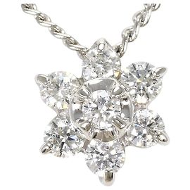 Autre Marque Platinum Diamond Necklace Other