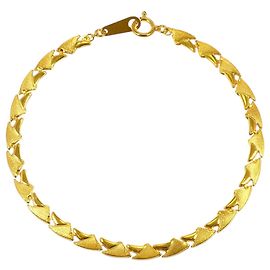 Autre Marque Pulsera de dijes de oro amarillo 24K Dorado