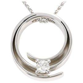 Autre Marque 18K Goldkette mit Diamant Golden