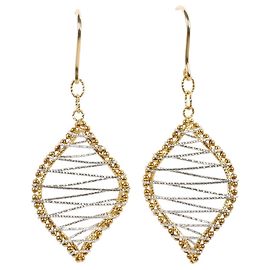 Autre Marque Boucles d'oreilles pendantes en or 18K Doré
