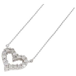 Autre Marque Platinum Diamond Necklace Other