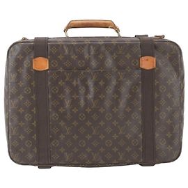 Bolso Boston Louis Vuitton Monogram Satellite 53 Castaño