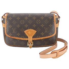 Sac à épaule Louis Vuitton Monogram Sologne en cuir Marron