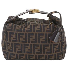 Fendi Zucca Pouch Handtasche Braun