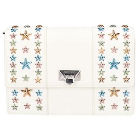 Pochette Jimmy Choo Pyxis Blanc Multicolore