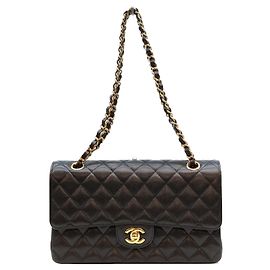 Sac à épaule Chanel Black Caviar Double Flap Noir