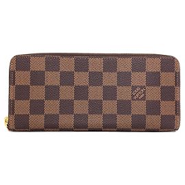 Carteira Longa Louis Vuitton Damier Canvas Fuschia Damier ebene