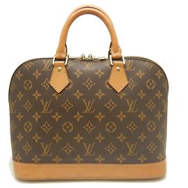 Sac à main Louis Vuitton Monogram Alma Marron