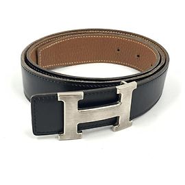Hermès HERMES Constance Wendelgürtel 90 Black Schwarz