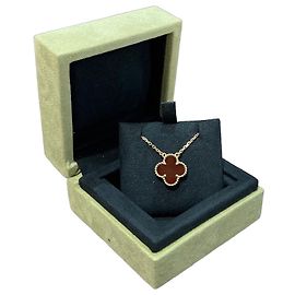 Colar Sweet Alhambra Van Cleef & Arpels ouro amarelo e cornalina Vermelho Dourado