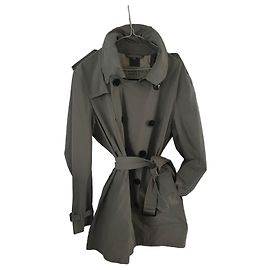 Trench Burberry Brit Algodão Bege Bege
