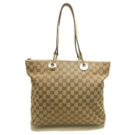 Sac cabas Gucci GG Canvas Beige Beige