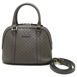 Gucci Microguccissima Lederhandtasche Braun