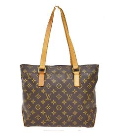 Louis Vuitton Cabas Piano Monogram Canvas Castaño