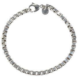 Autre Marque Tiffany & Co. Venetian Silver Charm Bracelet Silvery