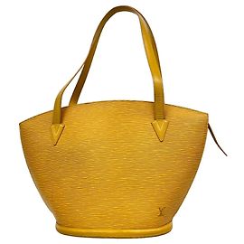 Louis Vuitton Epi Saint Jacques Shoulder Bag Yellow