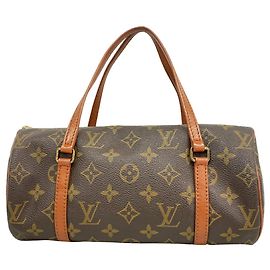 Louis Vuitton Monogram Papillon 26 Handbag Brown