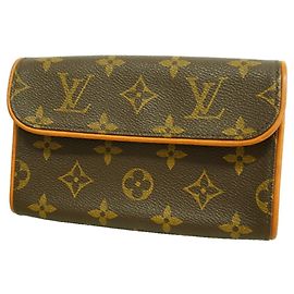 Louis Vuitton Monogram Pochette Florentine Fanny Pack Marrom