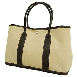 Hermès Borsa Tote Hermes Garden PM Marrone