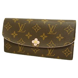 Louis Vuitton Monogram Portefeuille Emilie Long Wallet Rosa