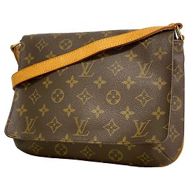 Bolsa de Ombro Louis Vuitton Monogram Musette Tango Marrom
