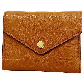 Carteira Louis Vuitton Tri-fold em Cognac Conhaque