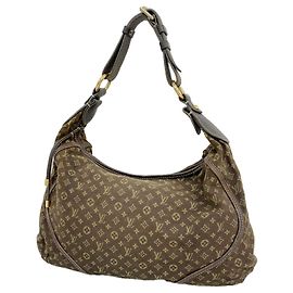 Bolsa de Ombro Louis Vuitton Monogram Mini Lin Manon MM Damier ebene