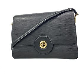Borsa a tracolla Louis Vuitton Epi Free Run M52402 Noir Nero