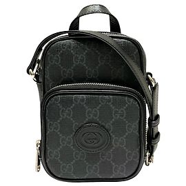 Gucci Interlocking G Schultertasche Schwarz