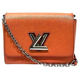 Borsa a tracolla Louis Vuitton Twist MM Altro Arancione