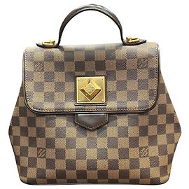 Bolso Louis Vuitton Bergamo PM Castaño Otro Damier ebene