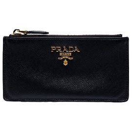 Portamonete Prada Saffiano Fragment Nero