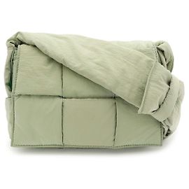 Sac à épaule Bottega Veneta Padded Tech Cassette Vert