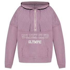 Sudadera con capucha Golden Goose morada de algodón acolchado Púrpura