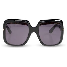 Gafas de sol Tom Ford cuadradas de acetato negro Negro