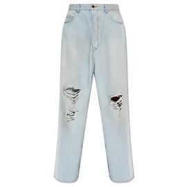 Balenciaga Jeans com efeito 'vintage' Azul Azul claro