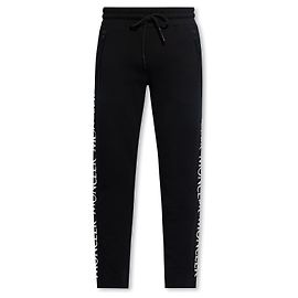 Moncler Logo-embroidered sweatpants Black