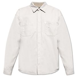 Balenciaga Pocket Shirt Grey Cotton Grey