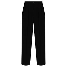 Balenciaga Weite Hose mit Bügelfalte Schwarz