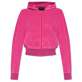 Sudadera con capucha Balenciaga rosa de algodón Rosa