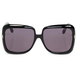Gafas de sol Tom Ford rectangulares de acetato negro Negro