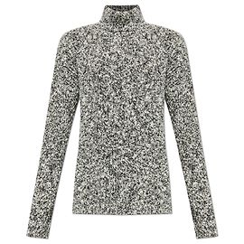 Pull à col roulé en laine grise Dolce & Gabbana Gris